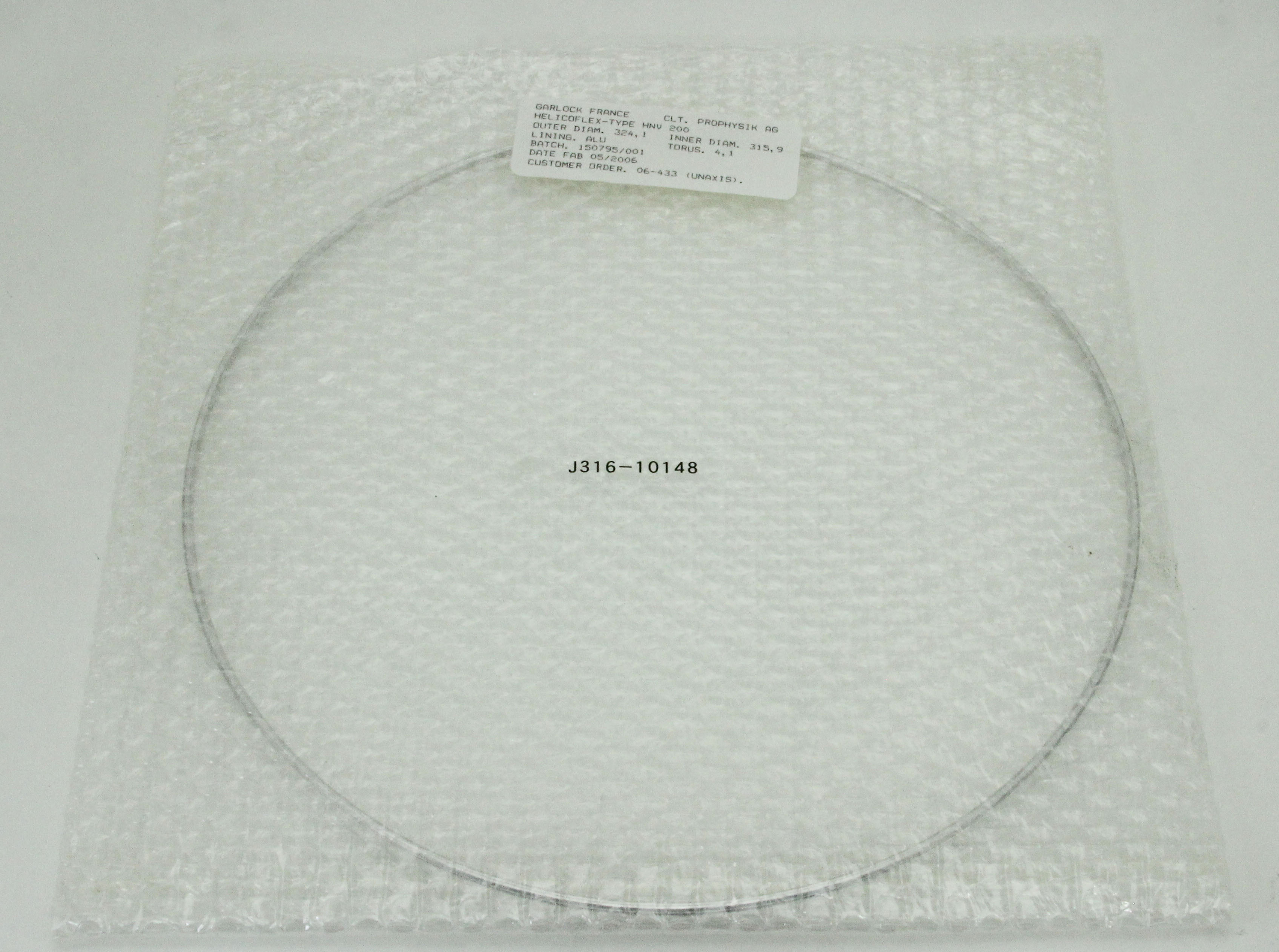10148 GARLOCK FRANCE HELICOFLEX DIAM OUTER 324.1 INNER HNV 200 | eBay